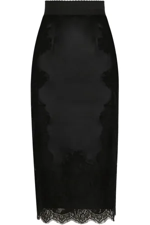 Dolce & Gabbana Midirock aus Satin