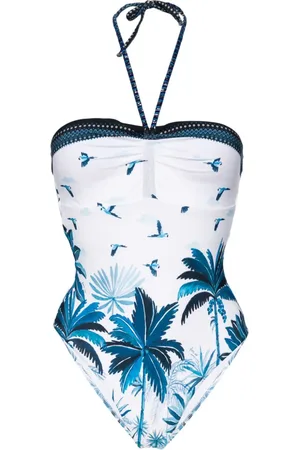 Farm Rio Badeanzug mit Tropical-Print