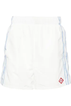 Casablanca Halbhohe Joggingshorts mit Streifen