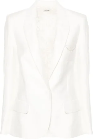 Zadig & Voltaire Vow Blazer mit Knitteroptik