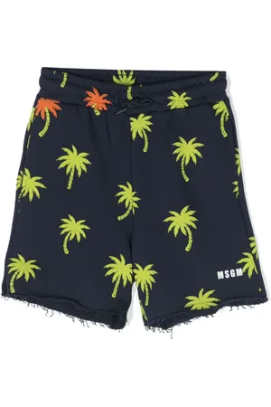 Msgm Shorts mit Palmen-Print