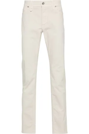 BRIONI Halbhohe Chamonix Straight-Leg-Jeans