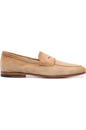 santoni Penny-Loafer aus Wildleder