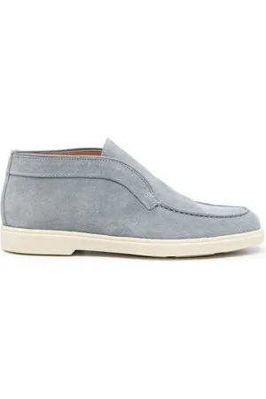 santoni Slip-On-Boots aus Wildleder