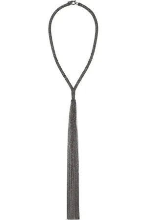 Brunello Cucinelli Lariat Halskette mit Monili-Quaste
