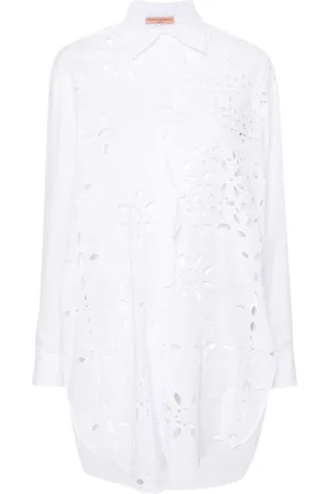 ERMANNO SCERVINO Hemd mit Lochstickerei