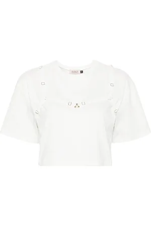 MURMUR Cropped-Hemd mit Riemen