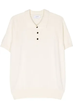LARDINI Fein gestricktes Poloshirt
