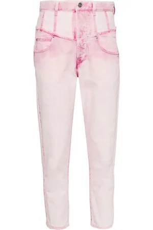 Isabel Marant Oliviani Cropped-Jeans mit hohem Bund