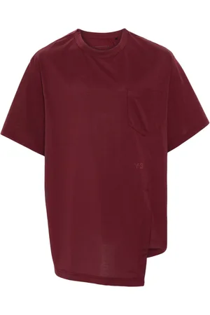 Y-3 Jersey-T-Shirt mit gummiertem Logo