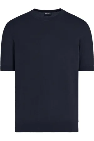 Ermenegildo Zegna Fein gestricktes T-Shirt