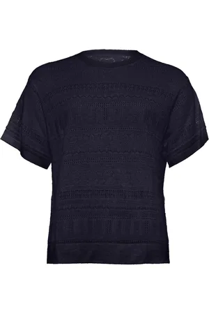ERES Ambroise Kaschmir-T-Shirt mit Spitze