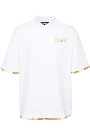 VERSACE Poloshirt mit Logo-Stickerei