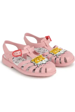 Kenzo Sandalen mit Tigerapplikation