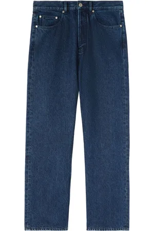 Palm Angels Straight-Leg-Jeans mit Logo-Print