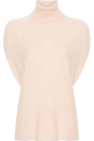 Fabiana Filippi Stricktop mit Pailletten