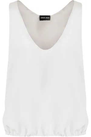 Giorgio Armani Top mit elastischem Saum
