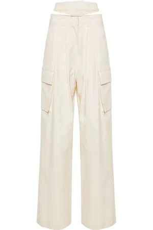 ANDREADAMO Weite Hose mit hohem Bund