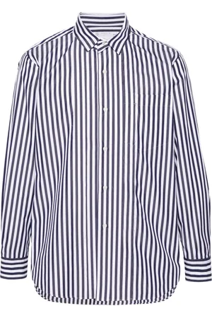 SACAI Gestreiftes Hemd mit Biesen