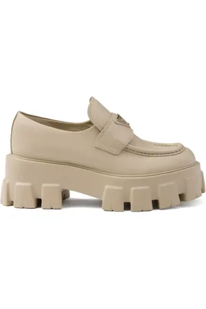 Prada Monolith Loafer mit Triangel-Logo