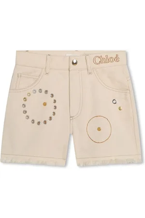 Chloé Jeans-Shorts mit Ösendetail