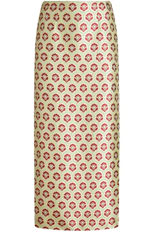 Etro Jacquard-Rock mit Blumenmuster