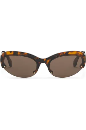 Palm Angels Palmdale Sonnenbrille mit ovalem Gestell