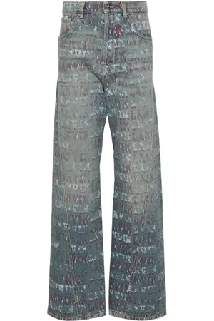 Lanvin X Future Jeans mit Logo-Print