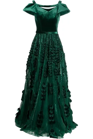 Saiid Kobeisy Kleid mit Herzapplikation
