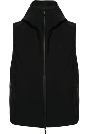 Moncler Weste mit Logo-Applikation