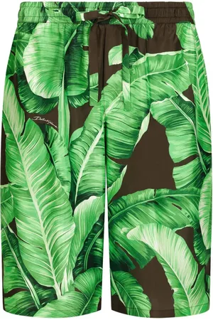 Dolce & Gabbana Bermudas mit Bananenblatt-Print
