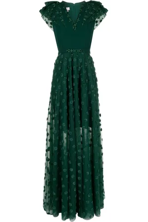 Saiid Kobeisy Gepunktetes Tüllkleid