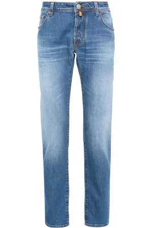 Jacob Cohen Halbhohe Nick Slim-Fit-Jeans