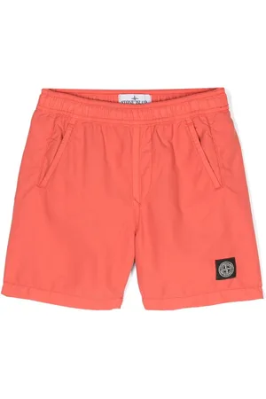 Stone Island Badeshorts mit Kompass-Motiv