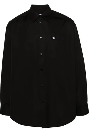 OFF-WHITE Hemd mit Logo-Stickerei