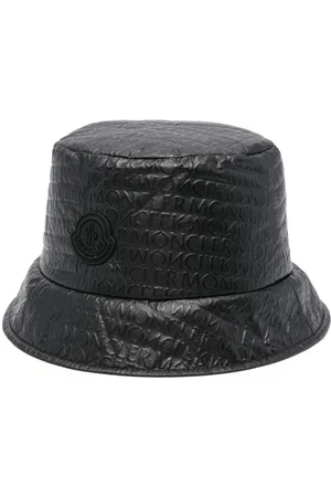 Moncler Gefütterter Fischerhut mit Logo-Print