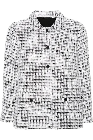 HERNO Einreihige Tweed-Jacke