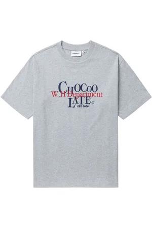 Chocoolate T-Shirt mit Logo-Stickerei