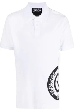 VERSACE Poloshirt mit Logo-Print