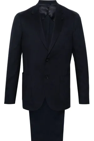 LARDINI Einreihiger Twill-Anzug