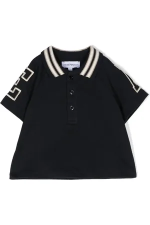 Emporio Armani Poloshirt mit gestreiftem Rand