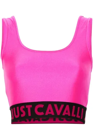 Roberto Cavalli Cropped-Top mit Logo