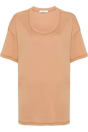 LEMAIRE T-Shirt mit Ziernähten