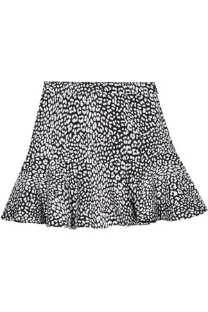 Michael Kors Krepp-Minirock mit Leoparden-Print