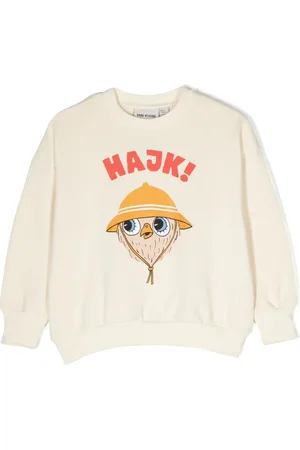Mini Rodini Hike Sweatshirt mit Cartoon-Print