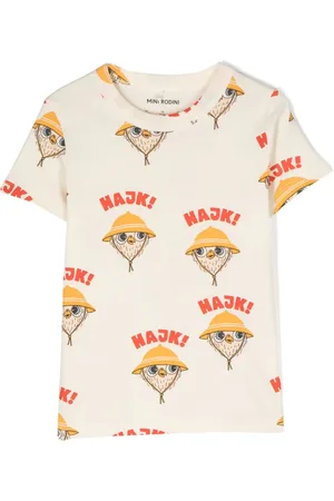 Mini Rodini Hike T-Shirt mit durchgehendem Print