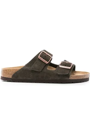Birkenstock Arizona Wildledersandalen mit Schnalle