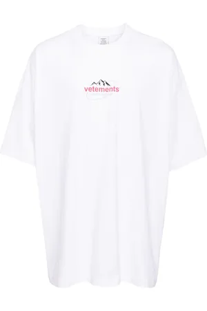 Vetements Logo-print cotton T-shirt