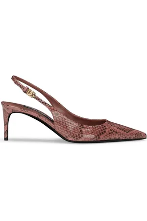Dolce & Gabbana Slingback-Pumps mit Schlangen-Effekt