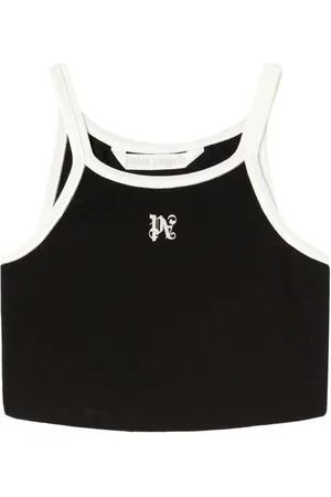 Palm Angels Cropped-Top mit Monogramm